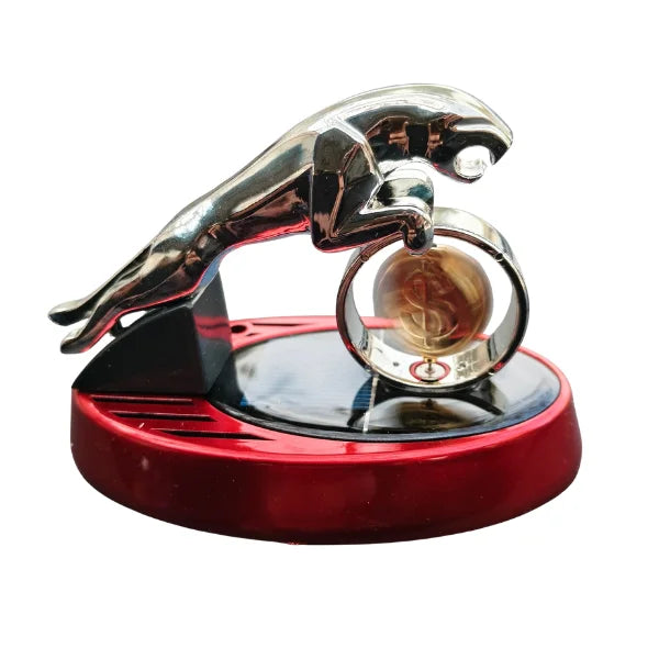 Car Dashboard Solar Air Freshener Lion with Refill Perfume