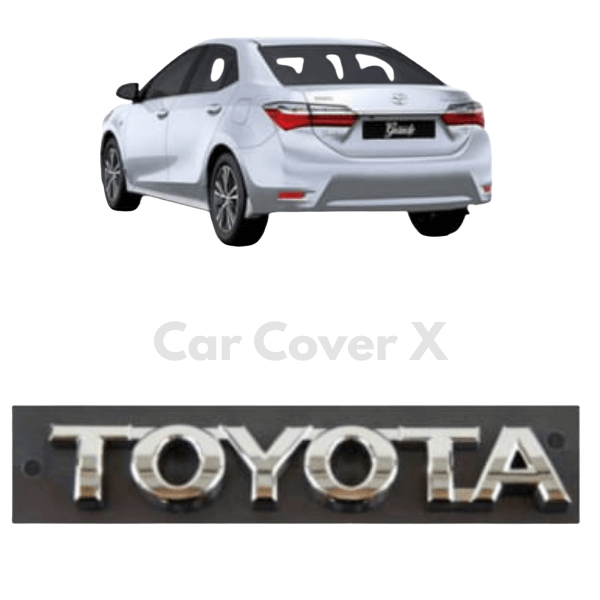 Toyota Corolla Chrome Metal "Toyota" Logo