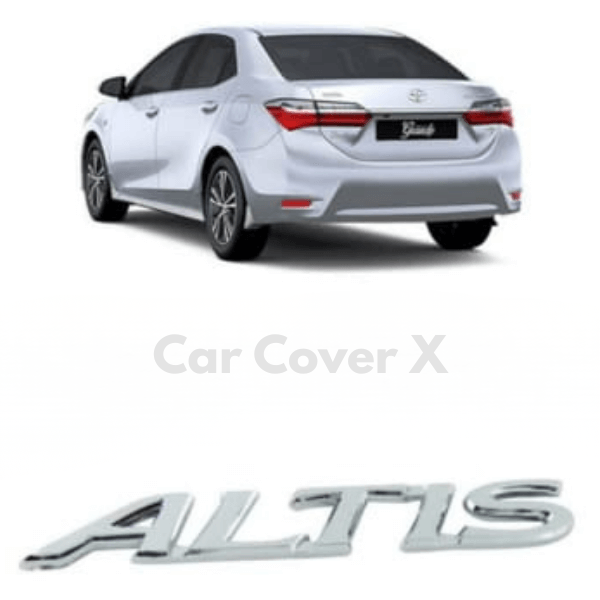 Toyota Corolla Chrome Metal "Altis" Logo