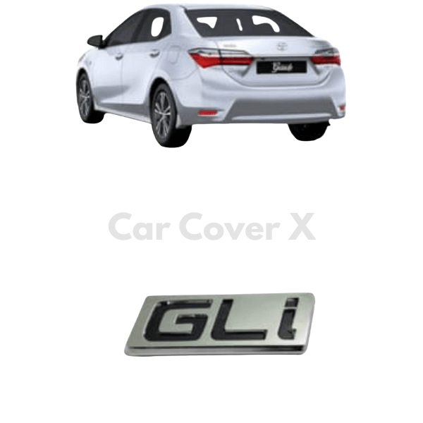 Toyota Corolla Chrome Metal "GLi" Logo