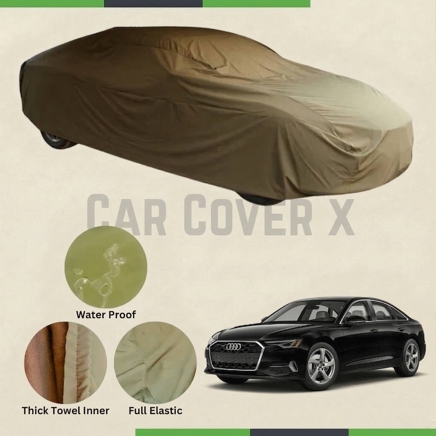Audi A4 microfiber anti-scratch waterproof car cover