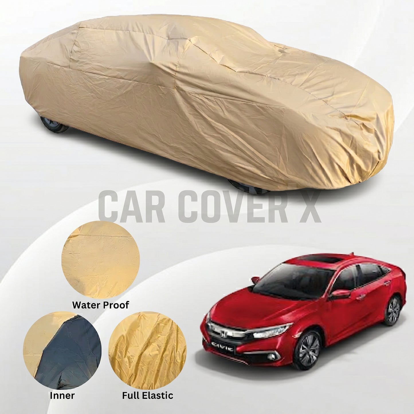 Honda Civic Anti Scratch Water Resistant Nylon Top Cover | Mode 2017 - 2021