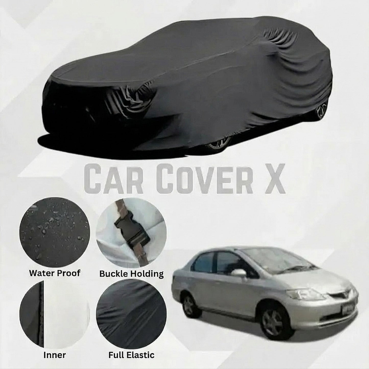 Honda City Anti-Scratch Water-Resistant Neoprene Top Cover | Model 2003–2008