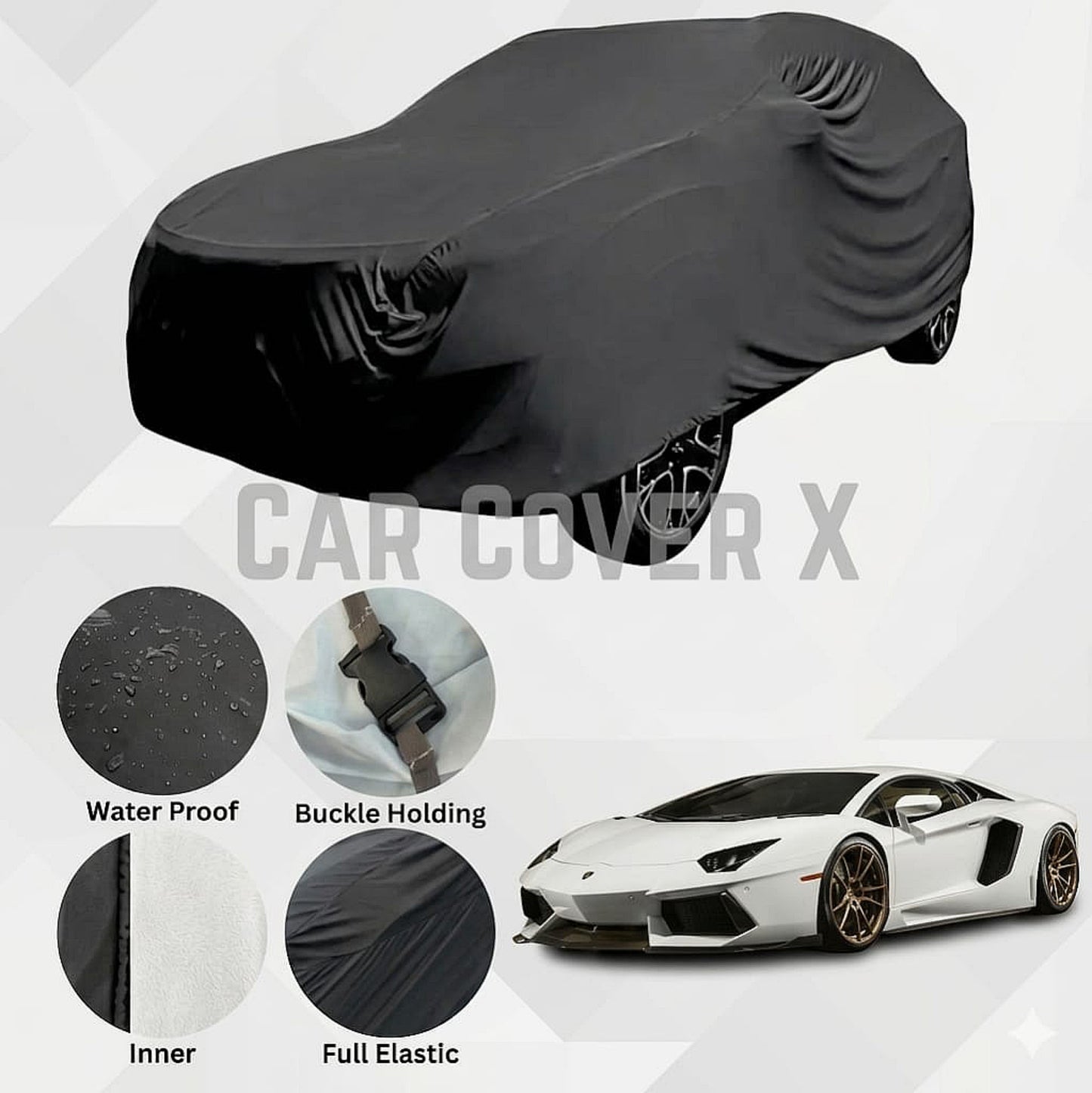 Lamborghini Anti-Scratch Water-Resistant Neoprene Top Cover