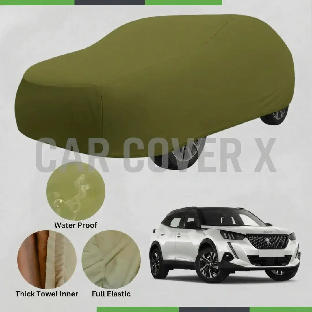 Peugeot 2008 Microfiber Anti-Scratch Water-Resistant Car Cover