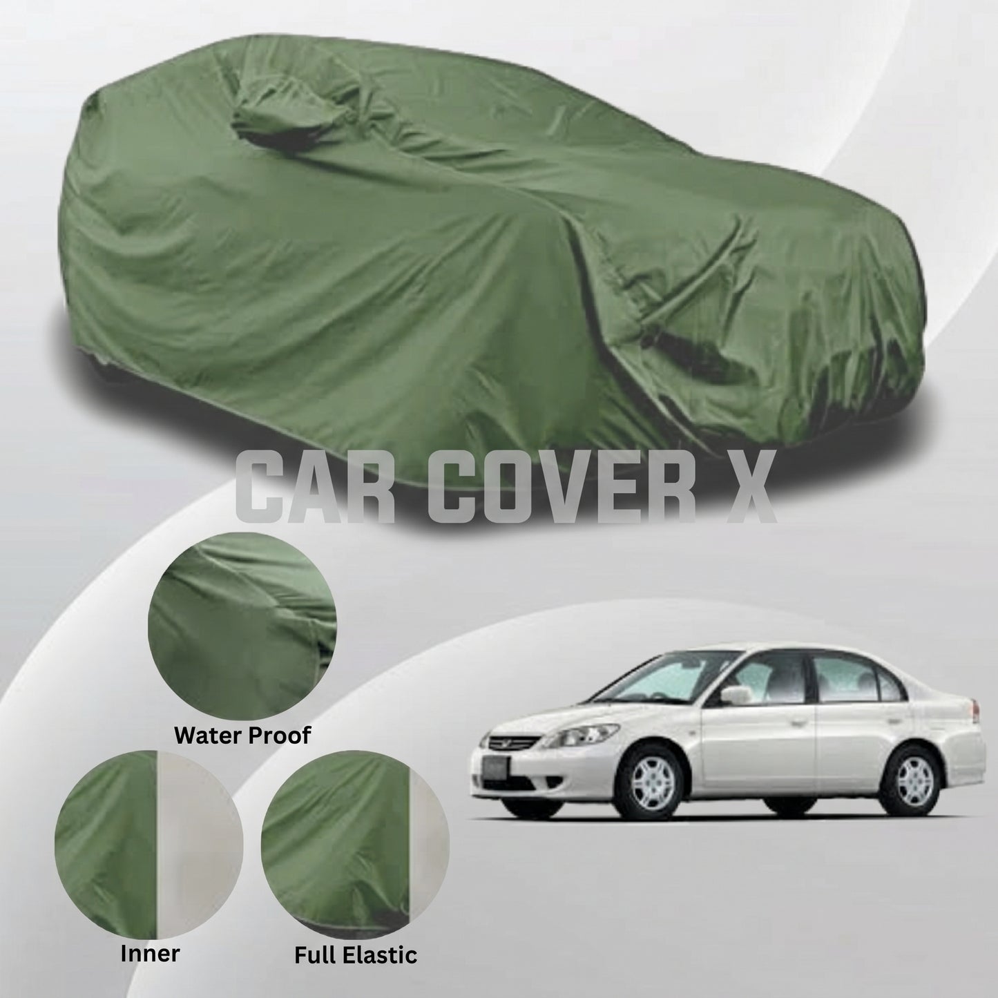 Honda Civic Anti Scratch Water Resistant Neoprene Top Cover | Model 2002 - 2006
