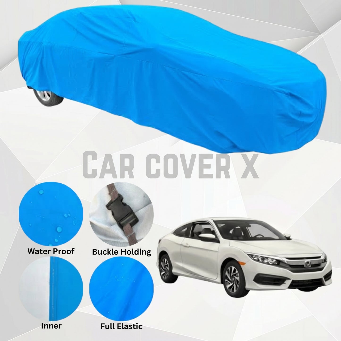 Honda Civic Anti Scratch Water Resistant Neoprene Top Cover | Model 2017 - 2021