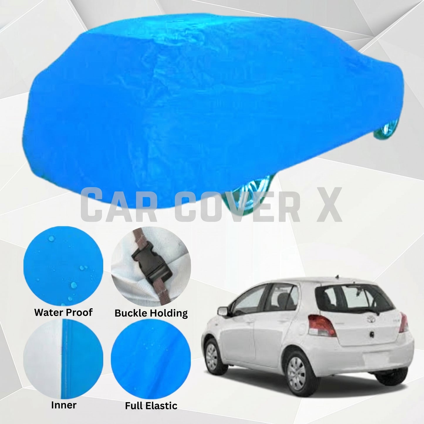 Toyota Vitz Anti Scratch Water Resistant Neoprene Top Cover | Model 2009 - 2016