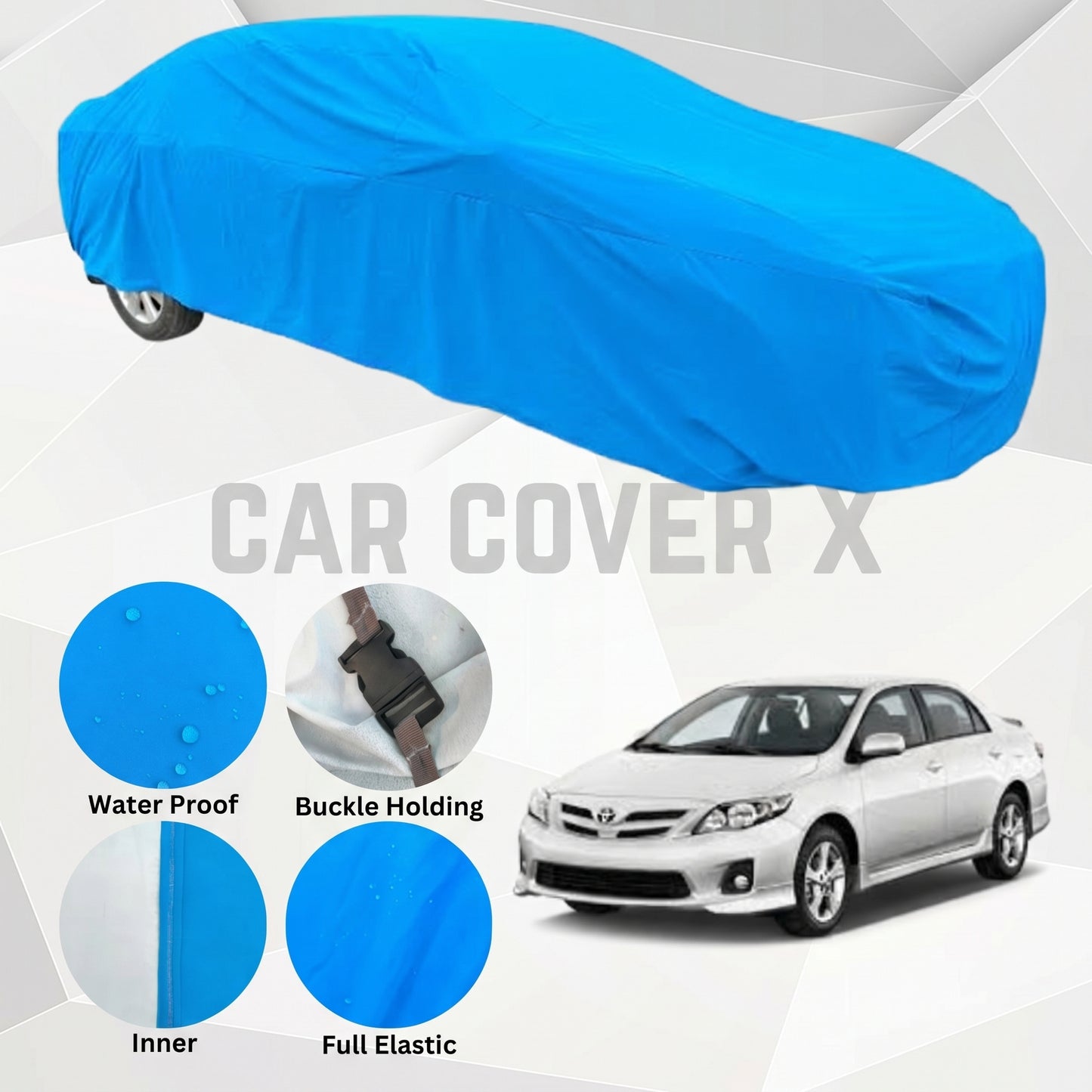 Toyota Corolla Anti Scratch Water Resistant Neoprene Top Cover | Model 2009 - 2014