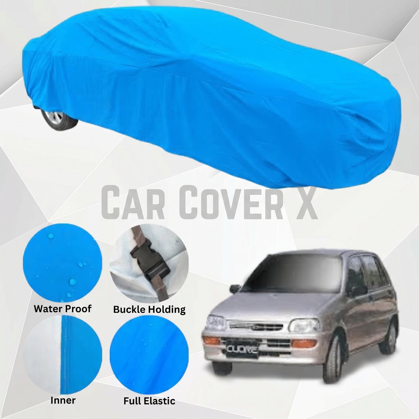 Daihatsu Coure Anti Scratch Water Resistant Neoprene Top Cover
