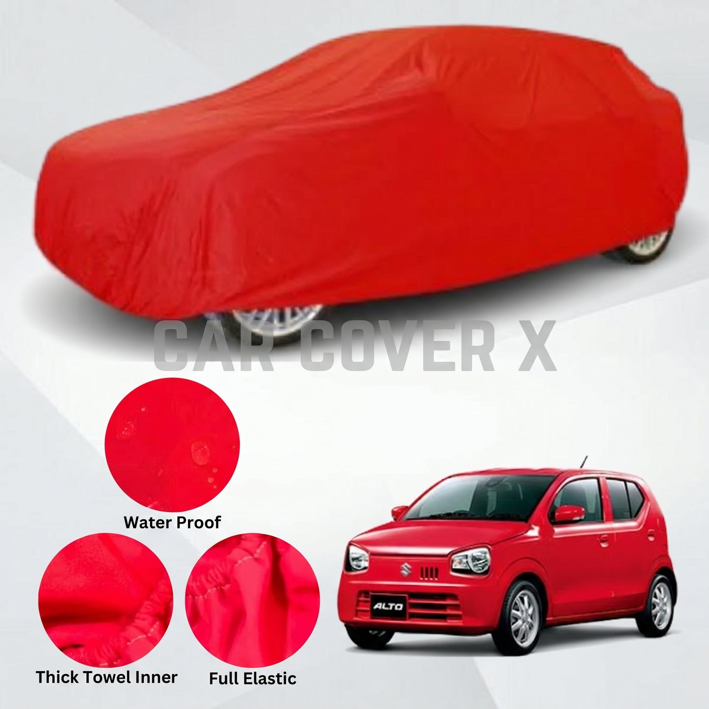 Suzuki New Alto Microfiber Anti Scratch & Anti Swirls Water Resistant Top Cover