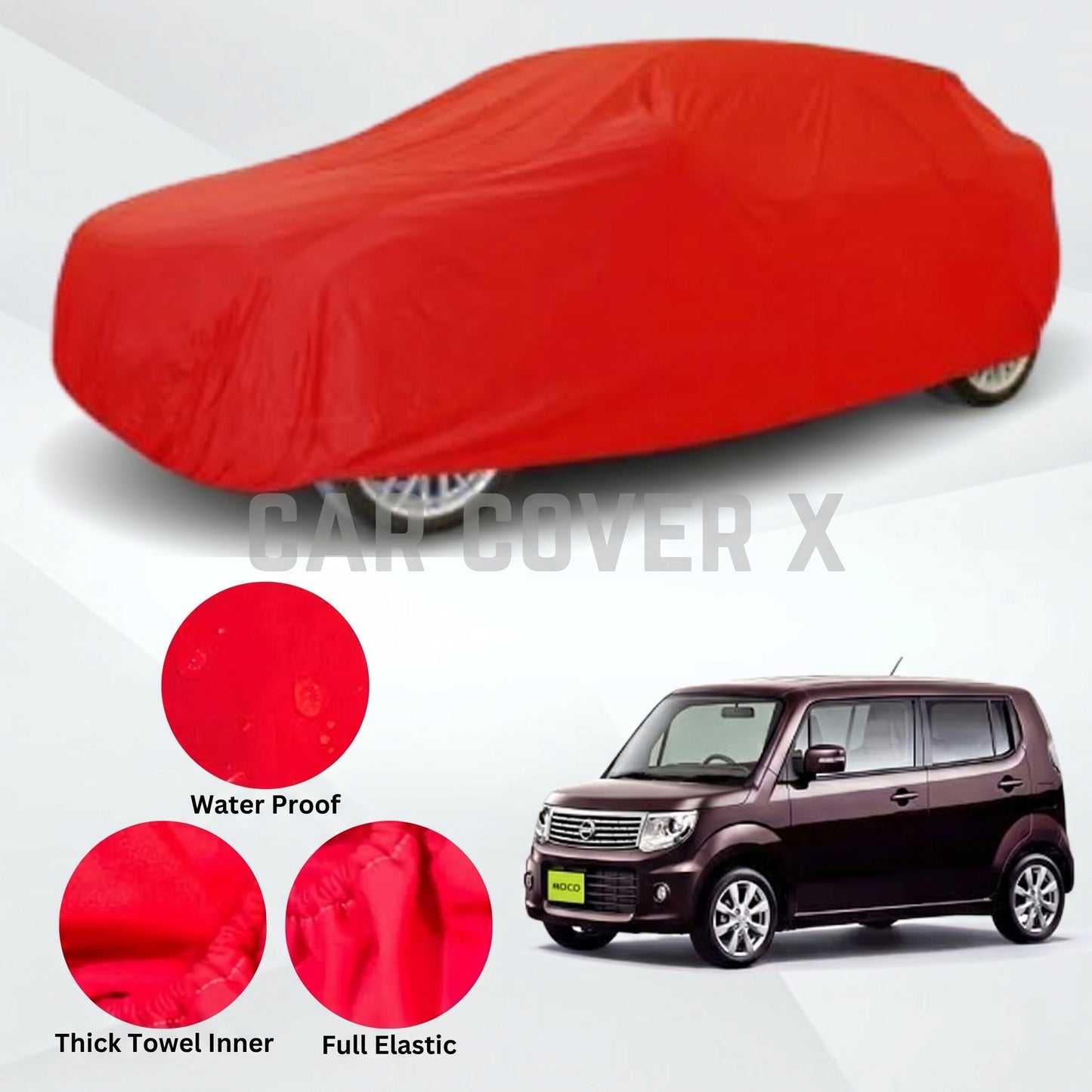 Nissan Moco Microfiber Anti Scratch & Anti Swirls Water Resistant Top Cover
