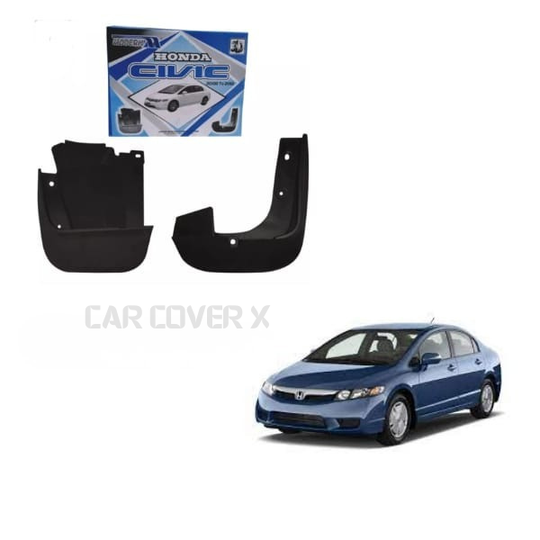 Honda Civic Mud Flaps 4 Pieces | Model 2007 - 2012 | Car Mudguard | Fender Mud Flaps | Splash Guards