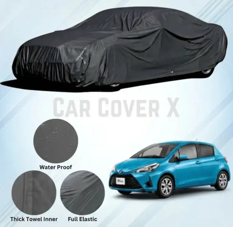 Toyota Vitz 2017–2026 Microfiber Anti-Scratch Water-Resistant Car Cover