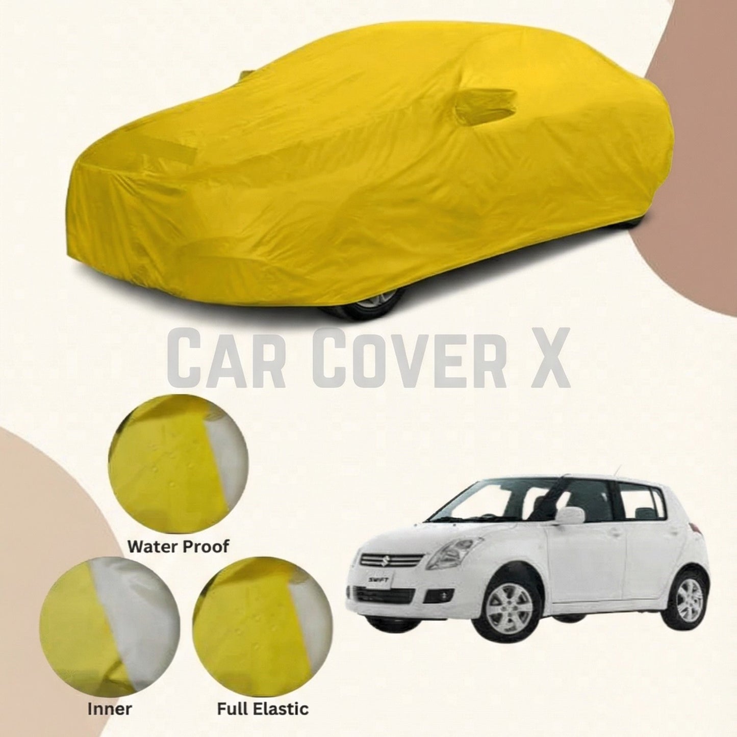 Suzuki Old Swift Anti Scratch Water Resistant Nylon Top Cover