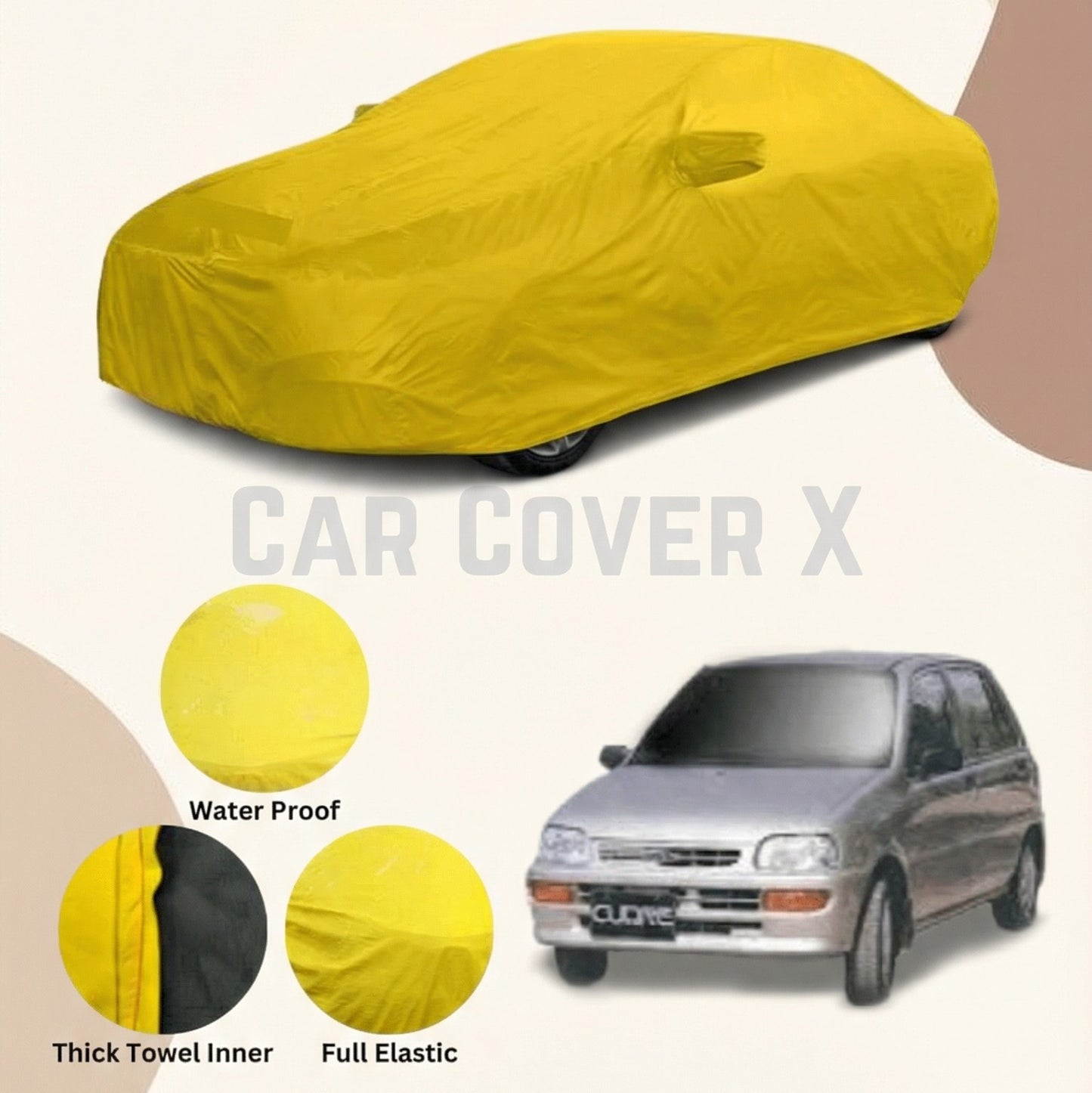 Daihatsu Coure Anti Scratch Water Resistant Nylon Top Cover