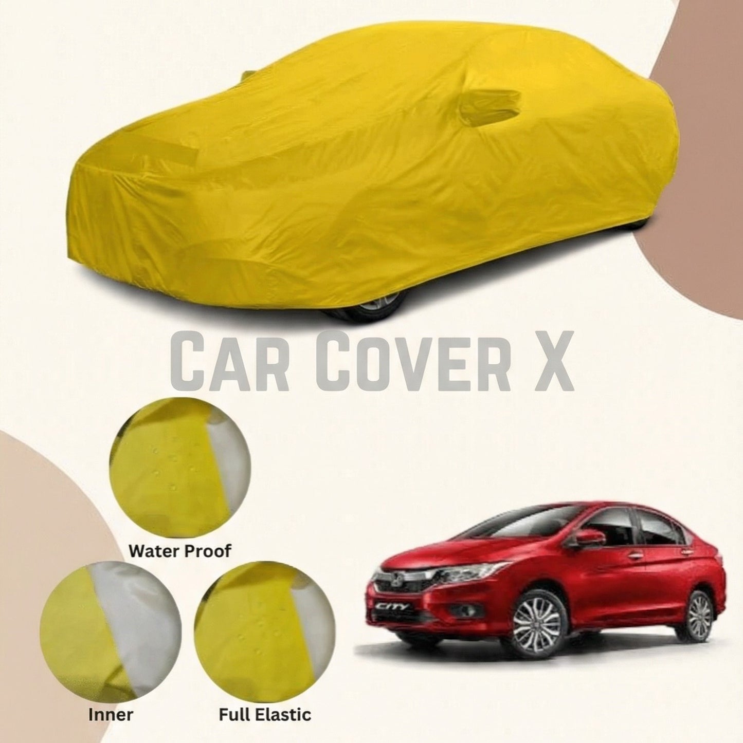 Honda City Anti Scratch Water Resistant Nylon Top Cover | Model 2021 - 2024
