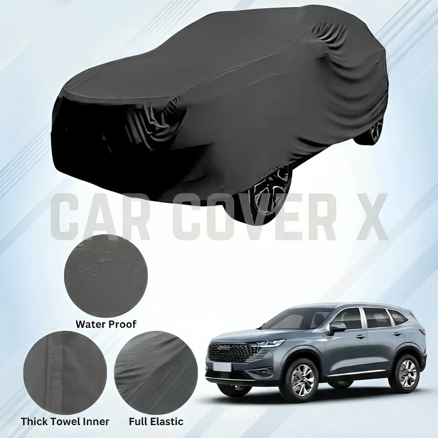 Haval H6 Microfiber Anti-Scratch & Anti-Swirls Water-Resistant Top Cover