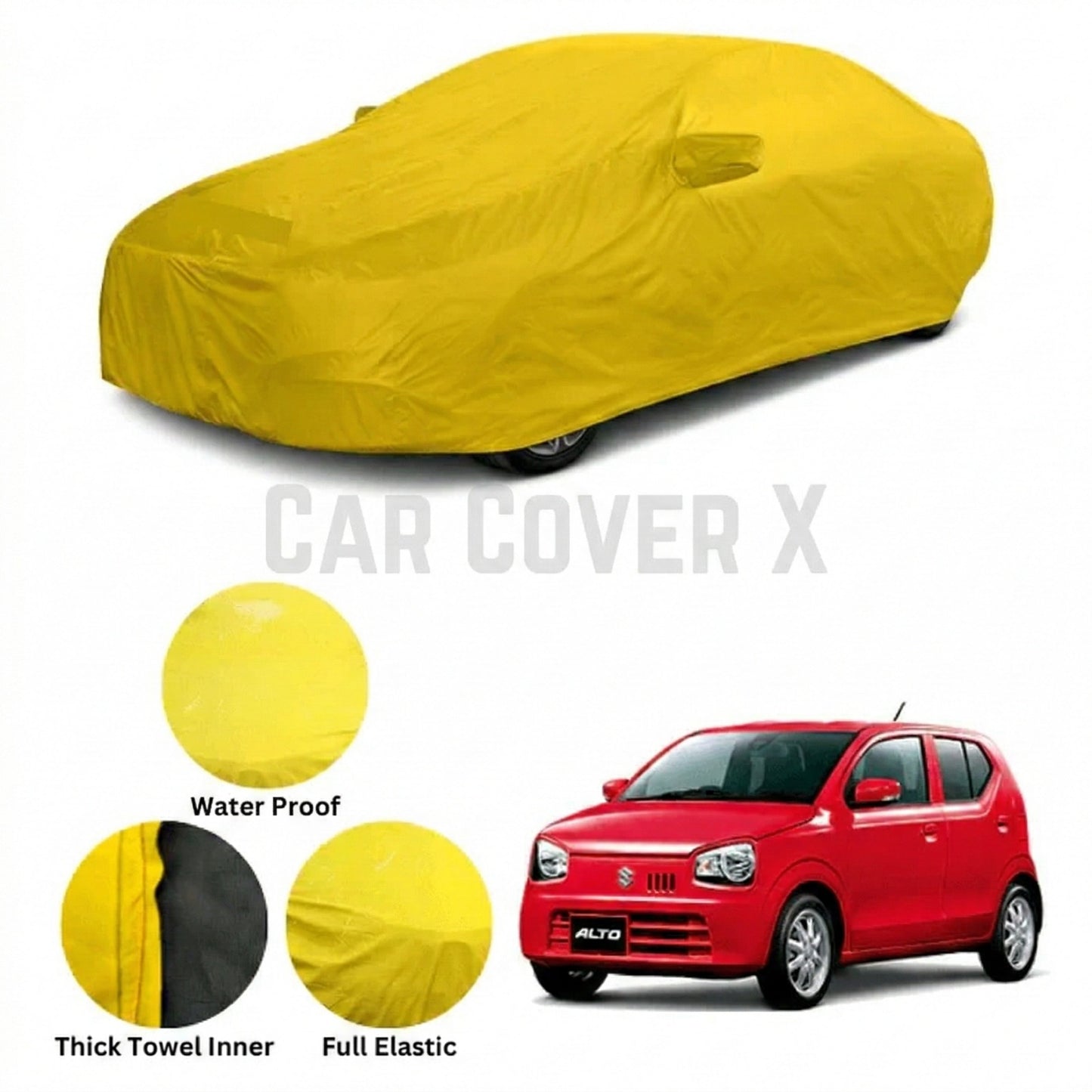 Suzuki New Alto Microfiber Anti Scratch & Anti Swirls Water Resistant Top Cover