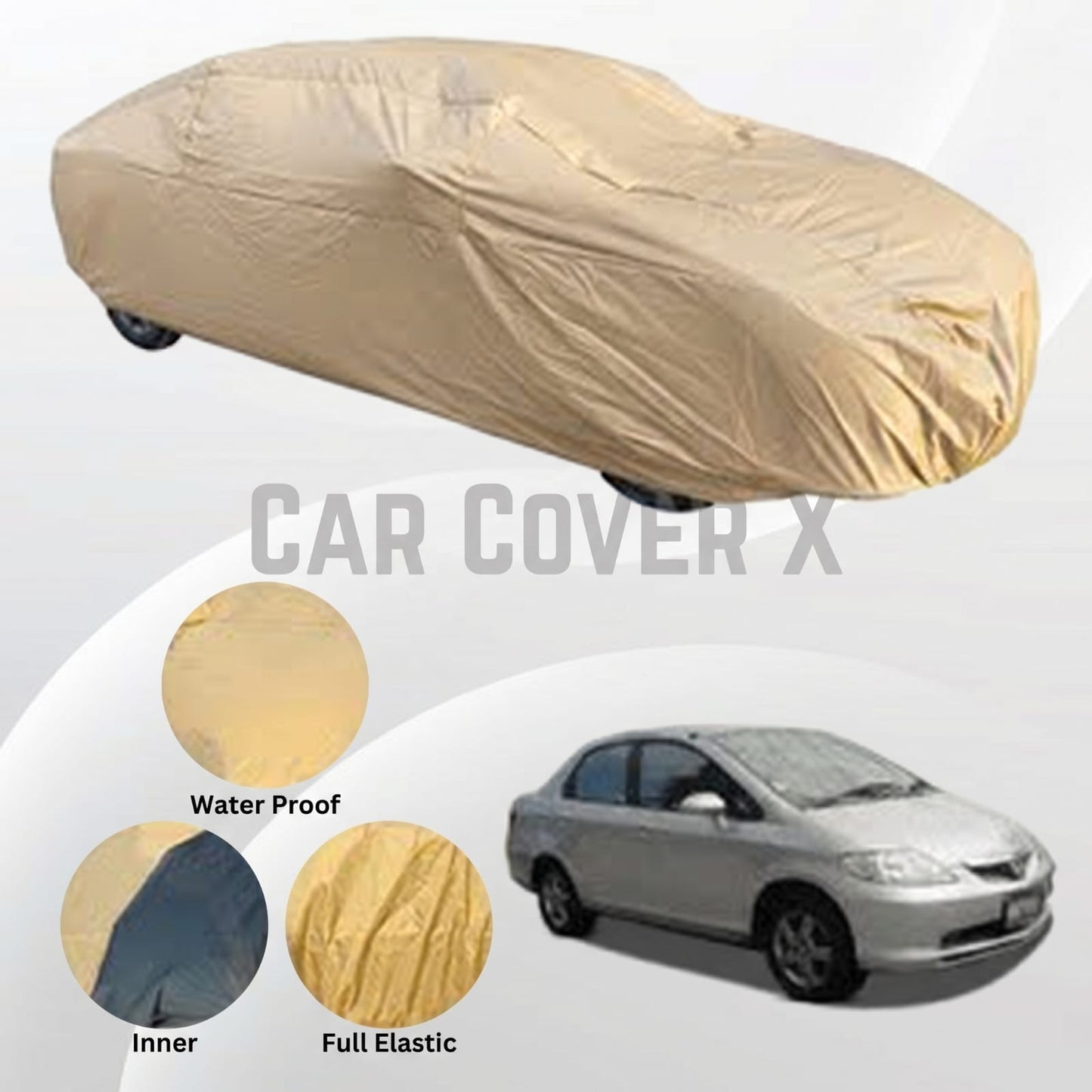 Honda City Anti Scratch Water Resistan Nylon Top Cover | Model 2002 - 2007