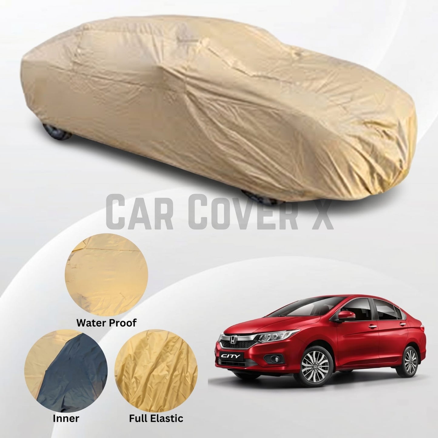Honda City Anti Scratch Water Resistant Nylon Top Cover | Mode 2021 - 2024
