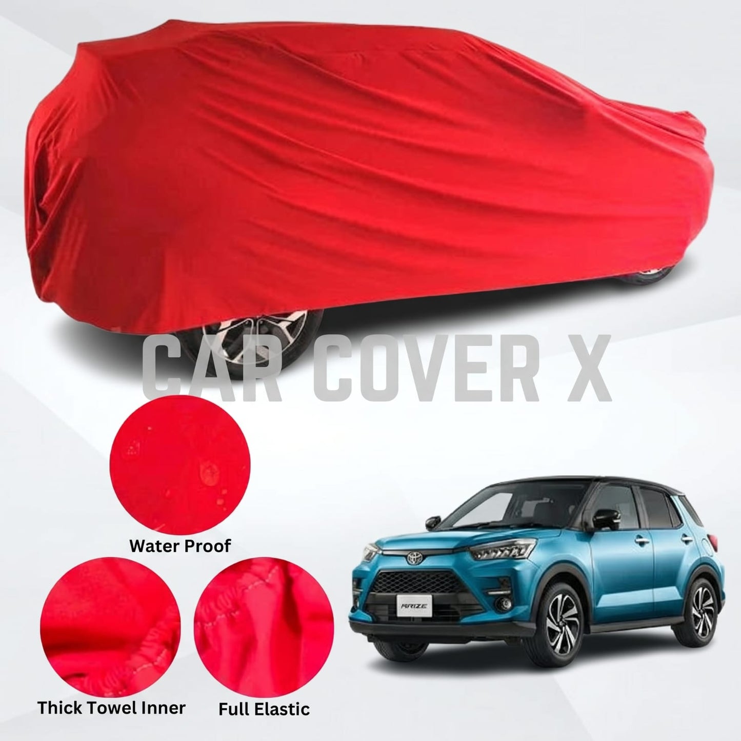 Toyota Raize Microfiber Anti Scratch & Anti Swirls Water Resistant Top Cover