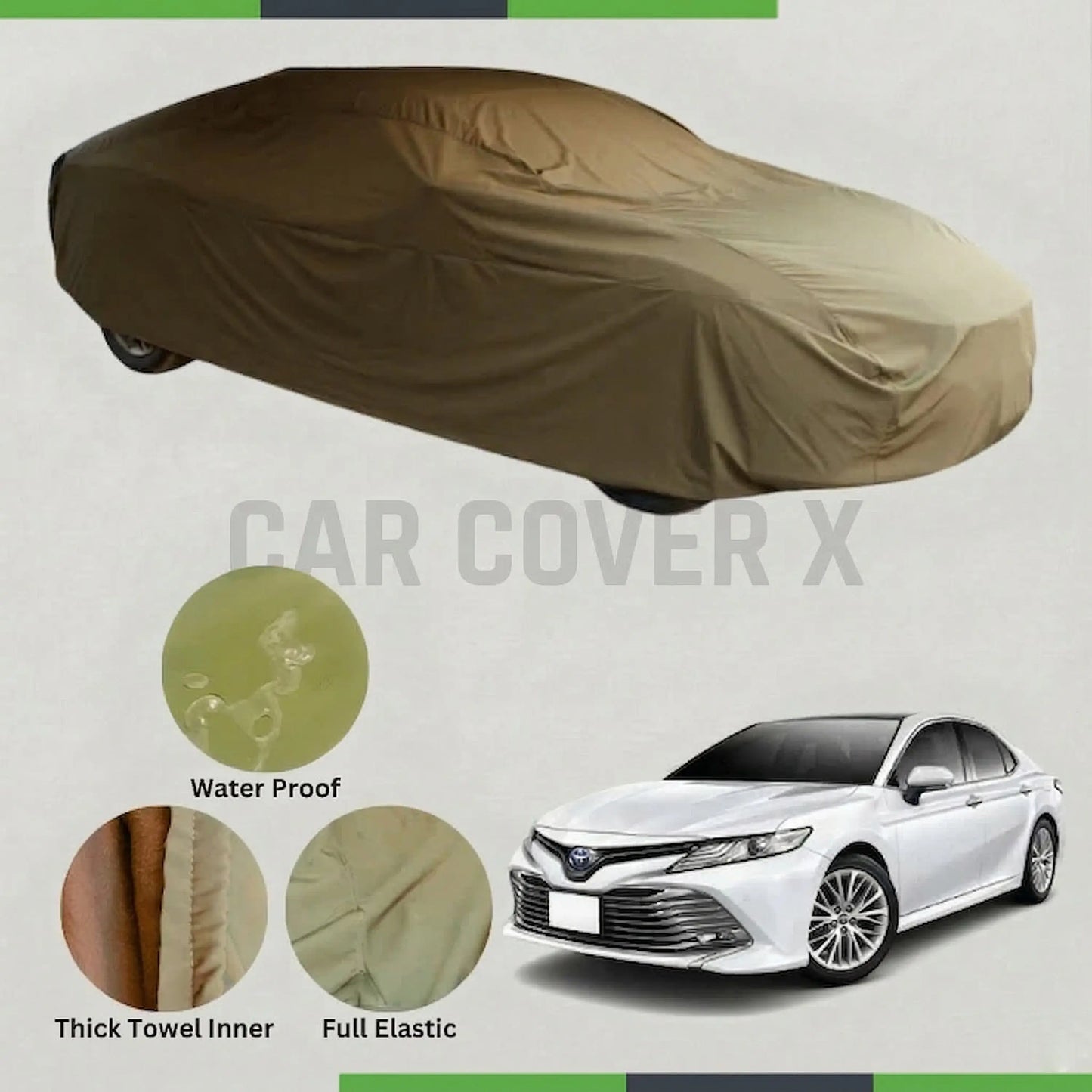 Toyota Camry Microfiber Anti-Scratch Waterproof Car Cover