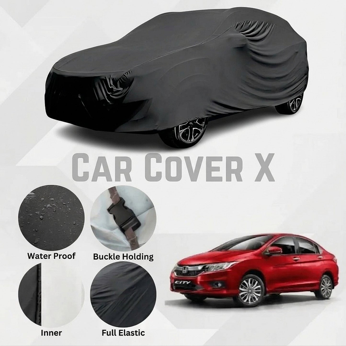 Honda City Anti‑Scratch Water‑Resistant Neoprene Top Cover | 2021–2024