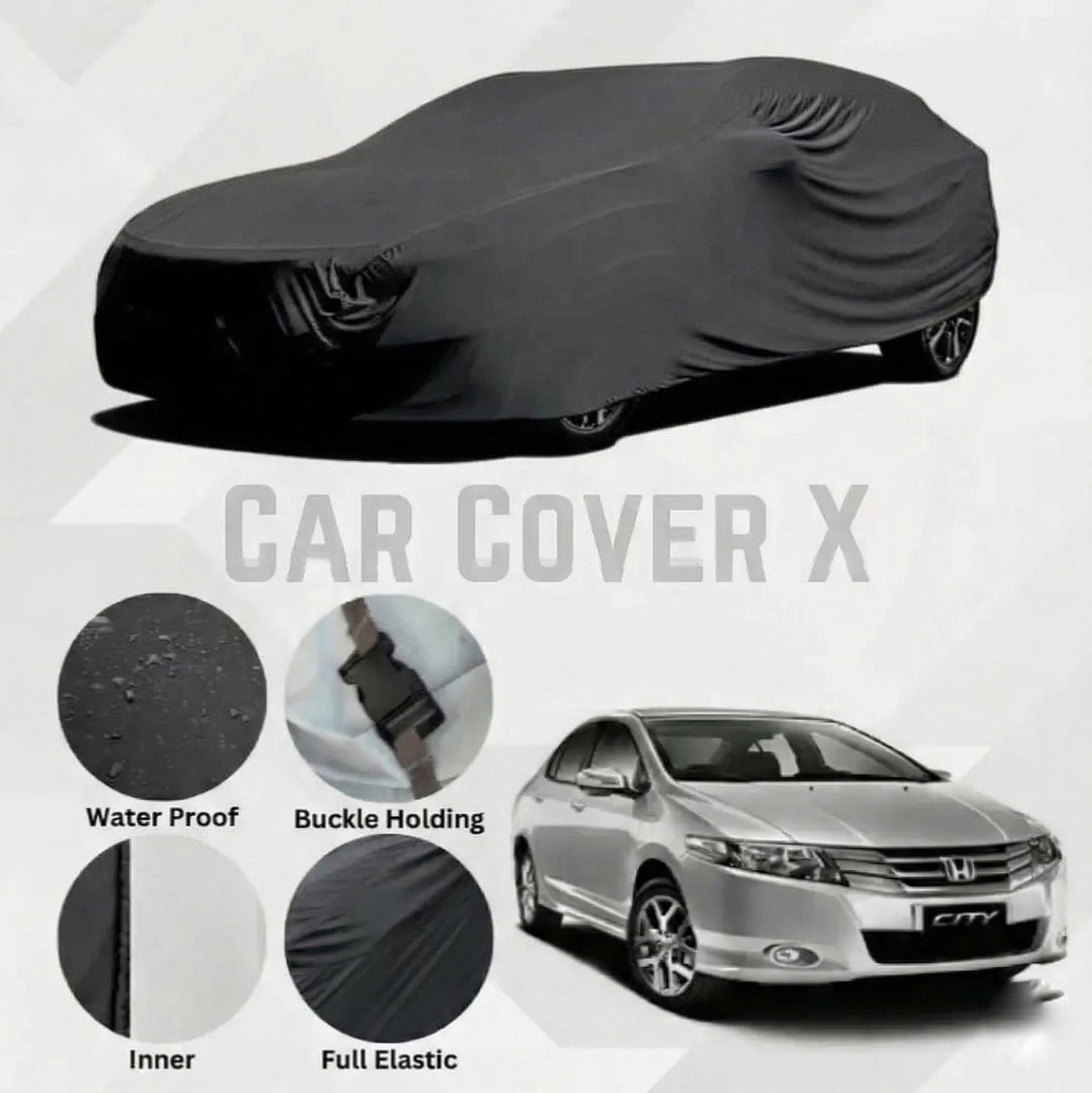 Honda City Anti-Scratch Water-Resistant Neoprene Top Cover 2009-2020