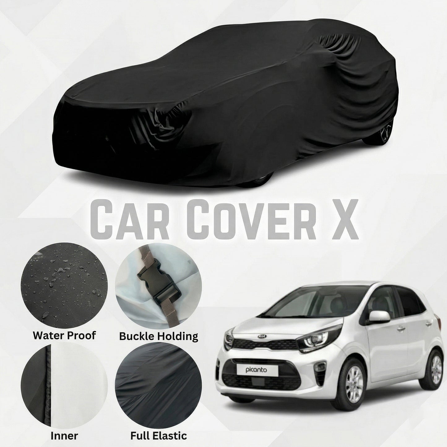 KIA Picanto Anti‑Scratch Water‑Resistant Neoprene Top Cover