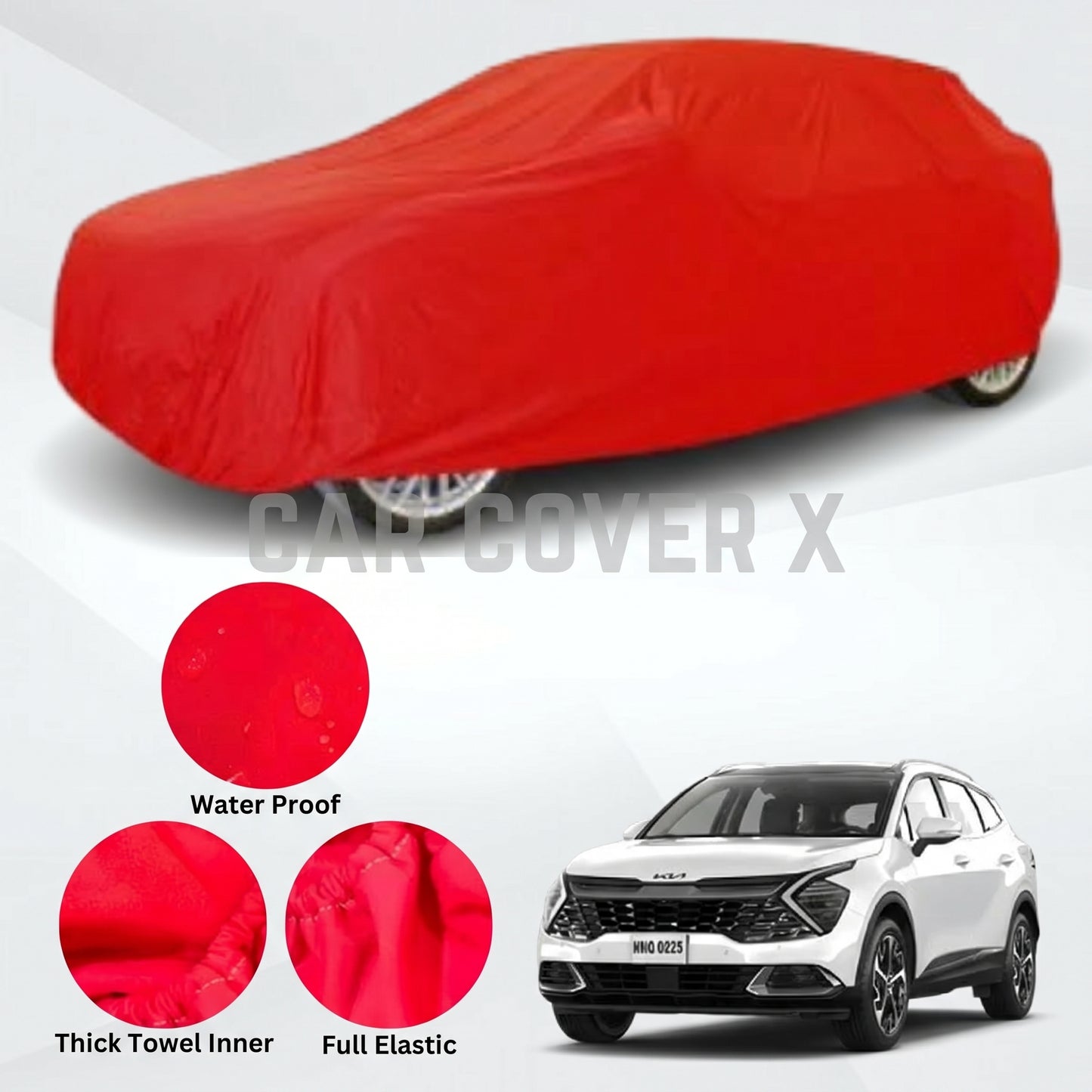 KIA Sportage L Microfiber Anti Scratch & Anti Swirls Water Resistant Top Cover | Model 2026