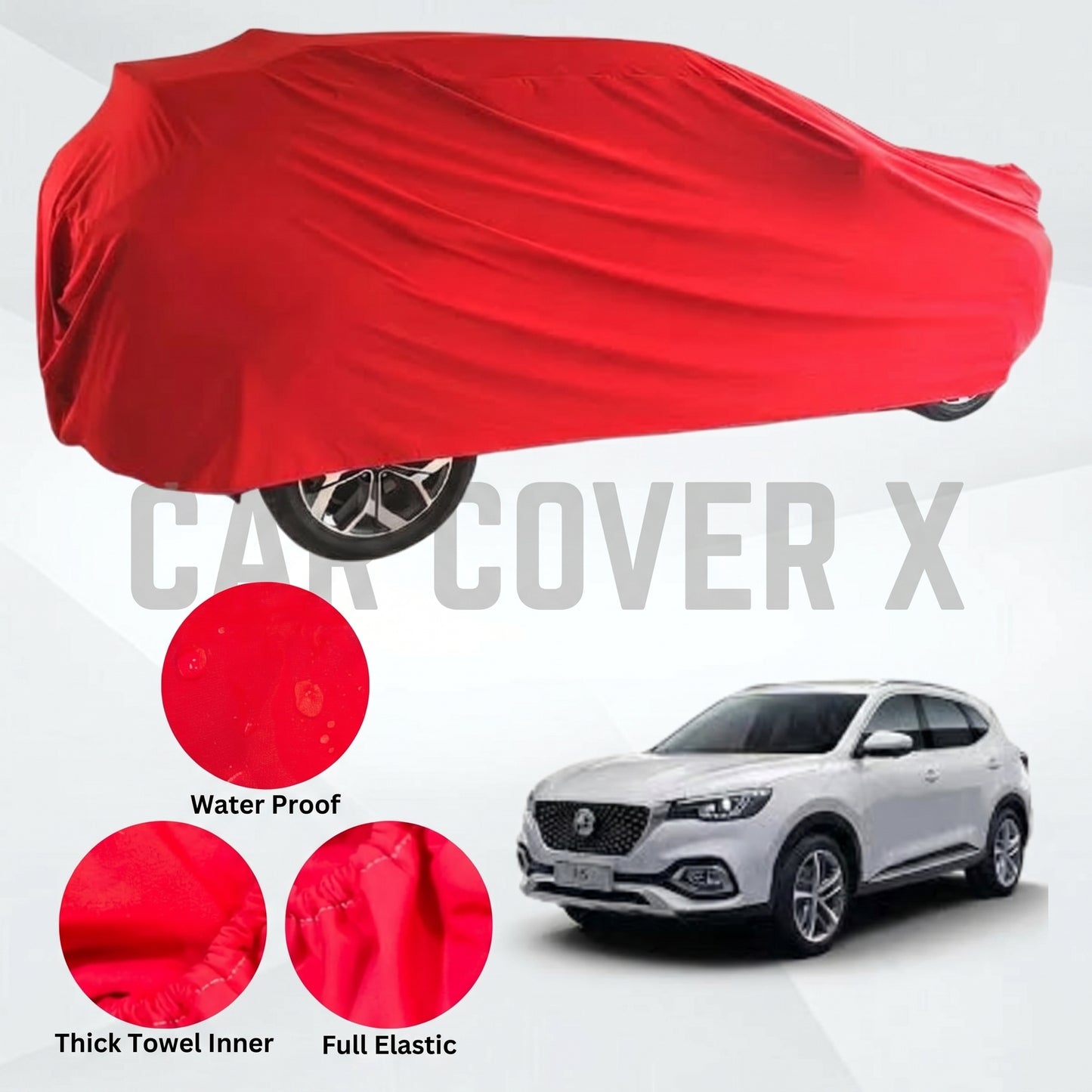 MG HS Microfiber Anti Scratch & Anti Swirls Water Resistant Top Cover