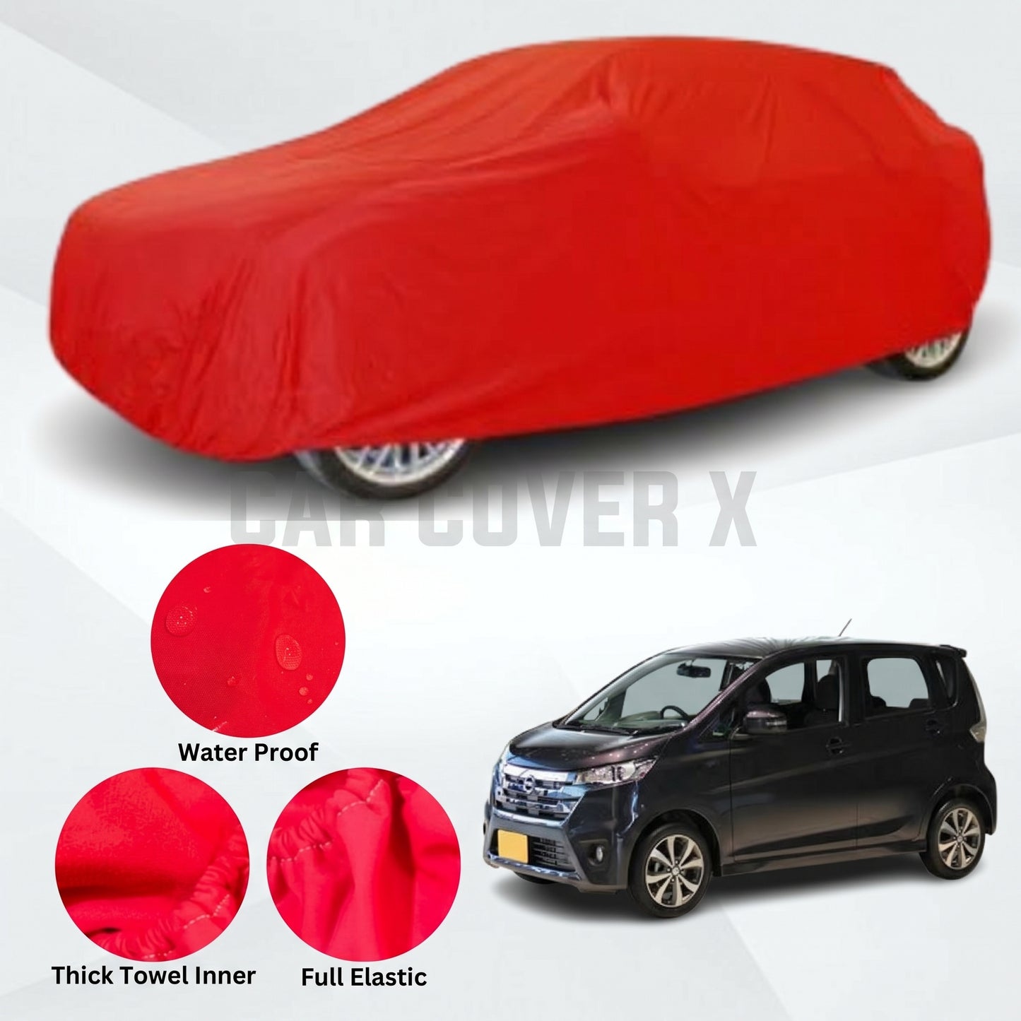 Nissan Dayz Microfiber Anti Scratch & Anti Swirls Water Resistant Top Cover