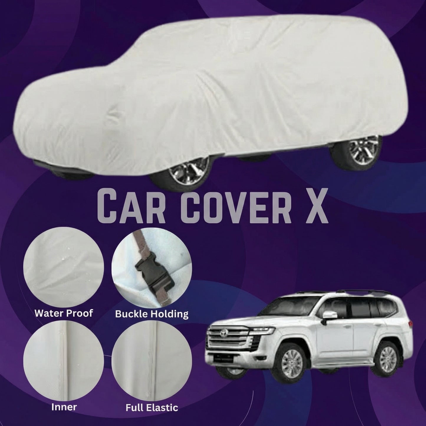 Toyota Land Cruiser Anti Scratch Water Resistant Neoprene Top Cover