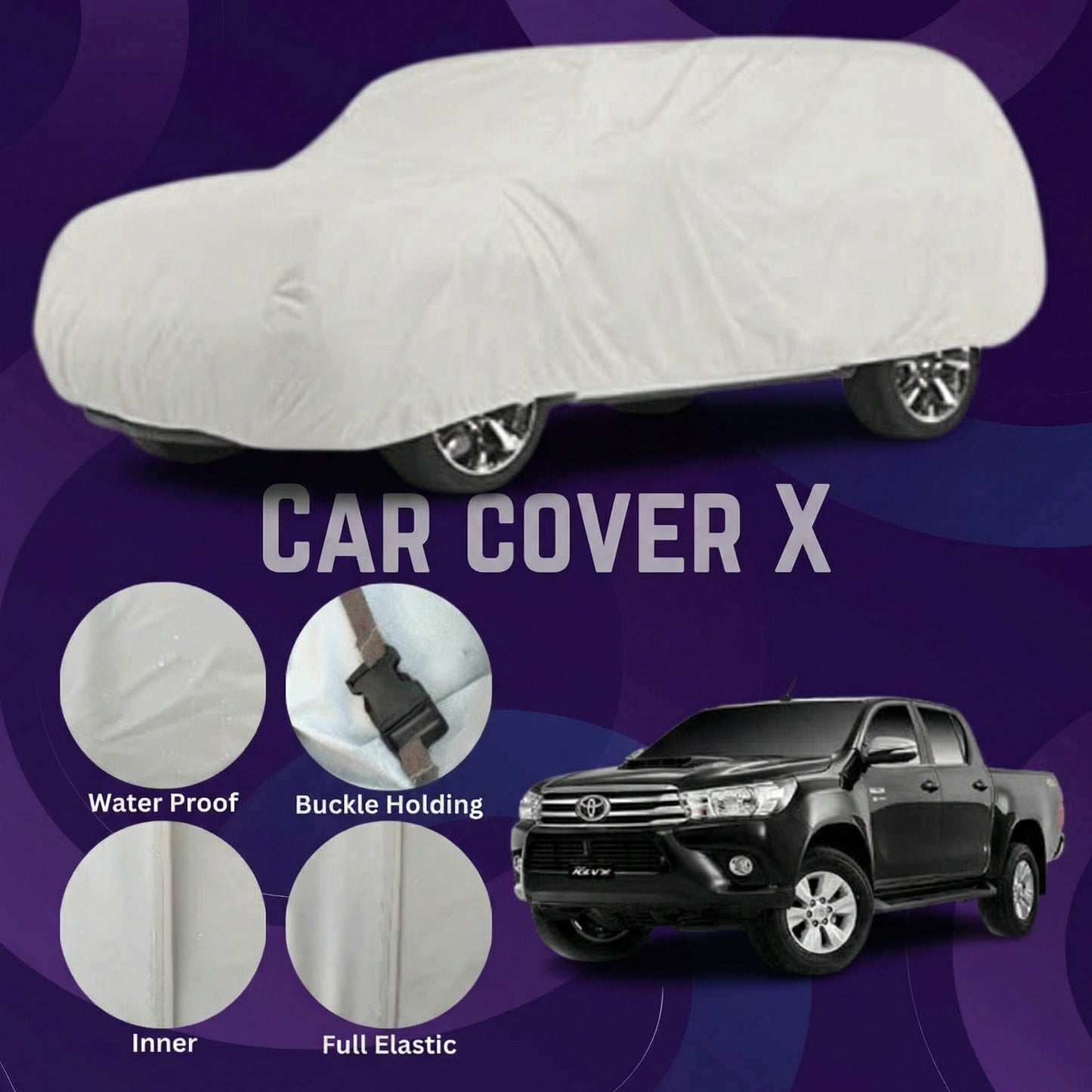 Toyota Vigo Revo Anti Scratch Water Resistant Neoprene Top Cover