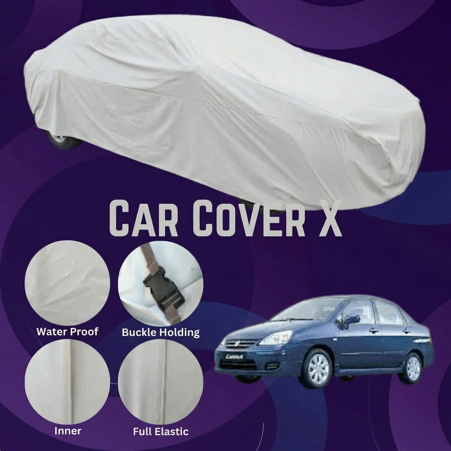 Suzuki Liana Anti Scratch Water Resistant Neoprene Top Cover