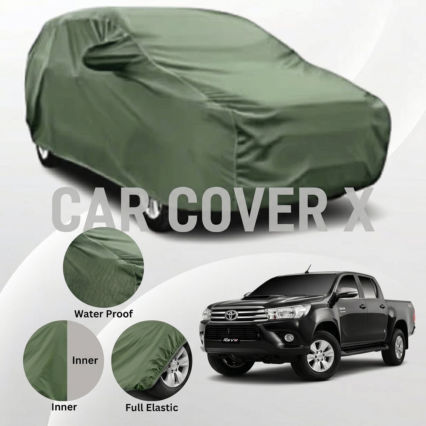 Toyota Vigo Revo Anti Scratch Water Resistant Neoprene Top Cover