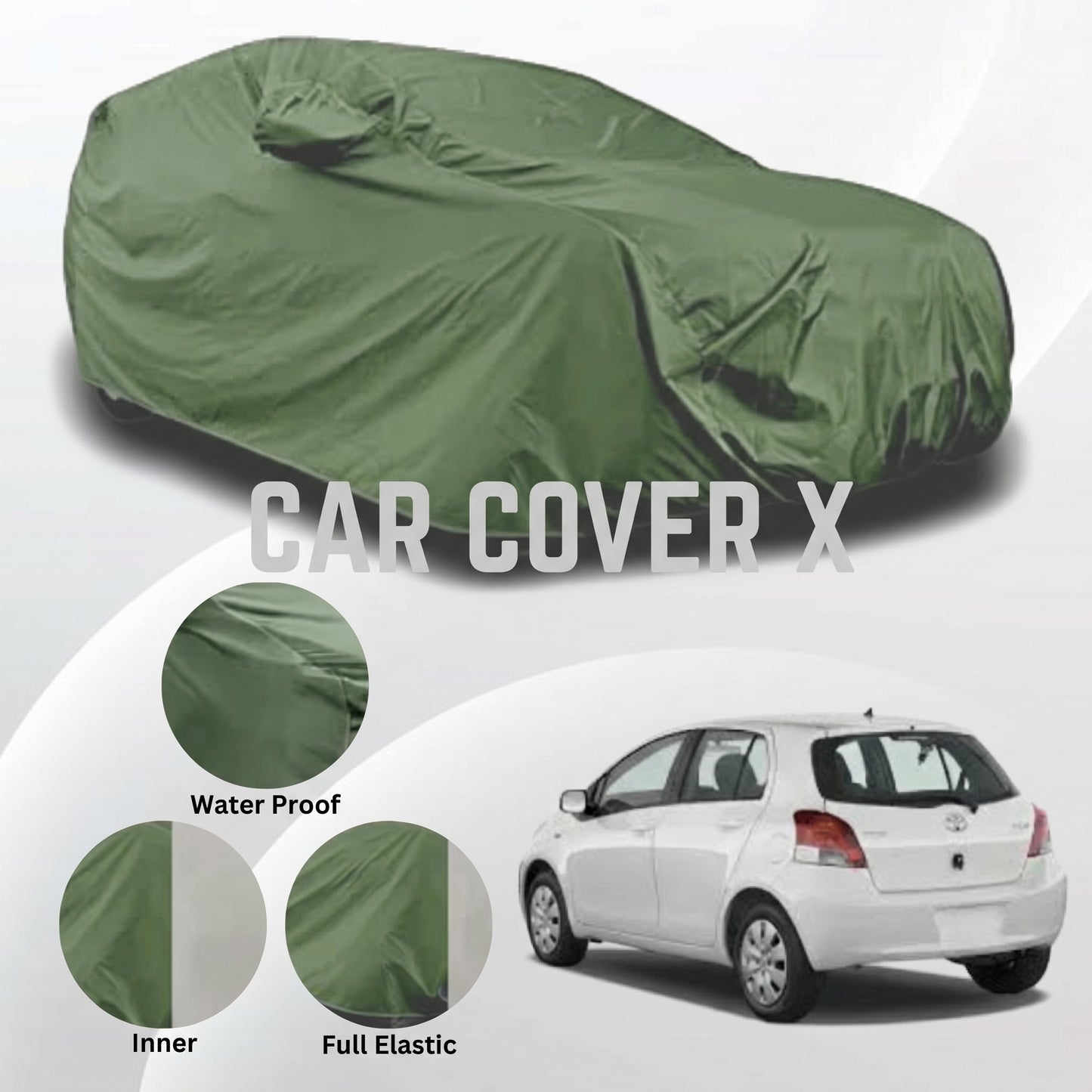 Toyota Vitz Anti Scratch Water Resistant Neoprene Top Cover | Model 2008 - 2016