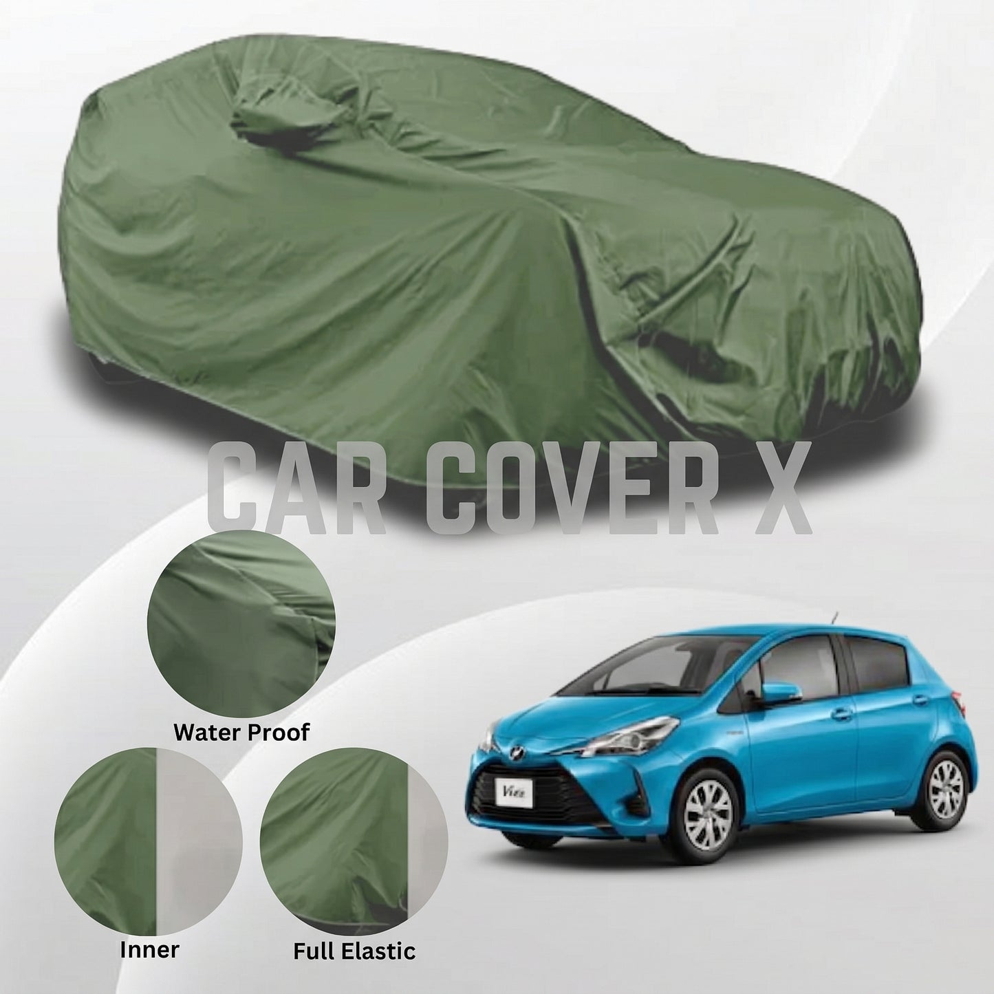 Toyota Vitz Anti Scratch Water Resistant Neoprene Top Cover | Model 2017 - 2022