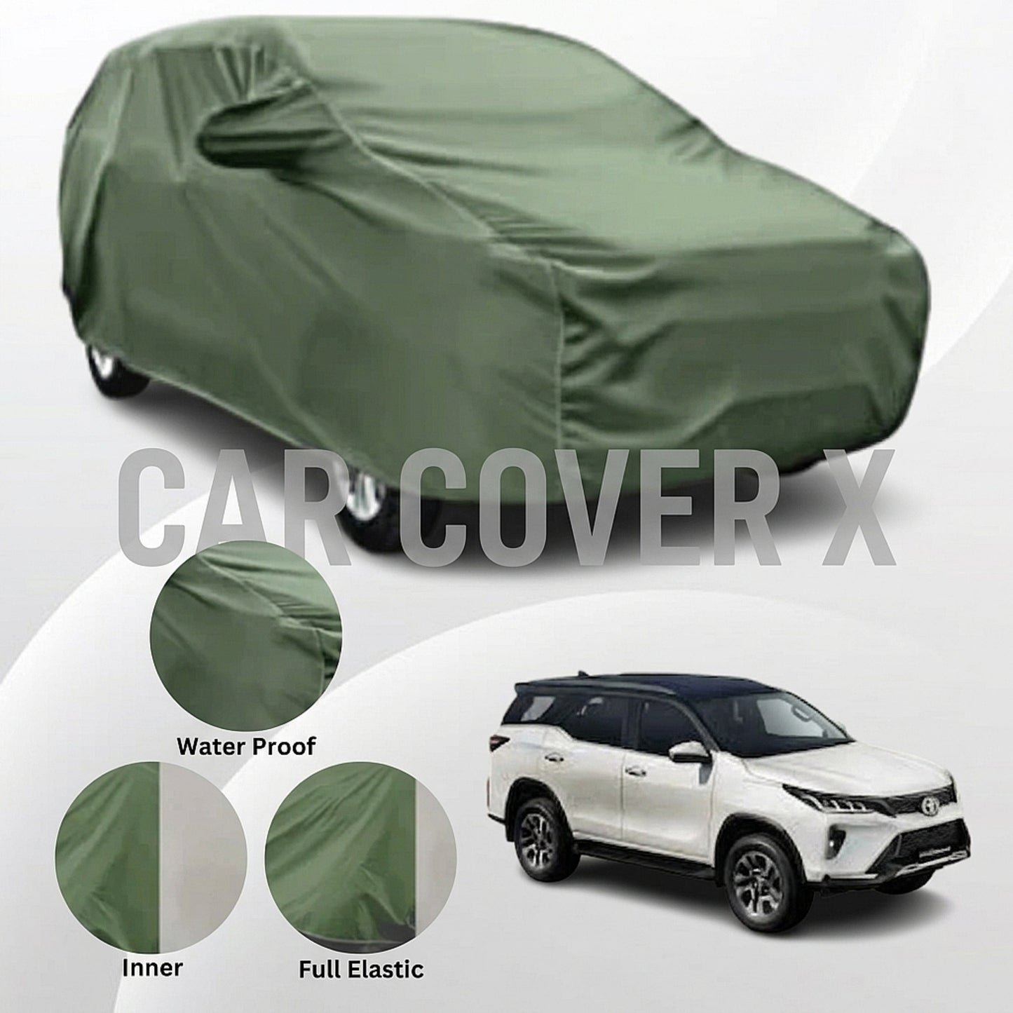 Toyota Fortuner Anti Scratch Water Resistant Neoprene Top Cover