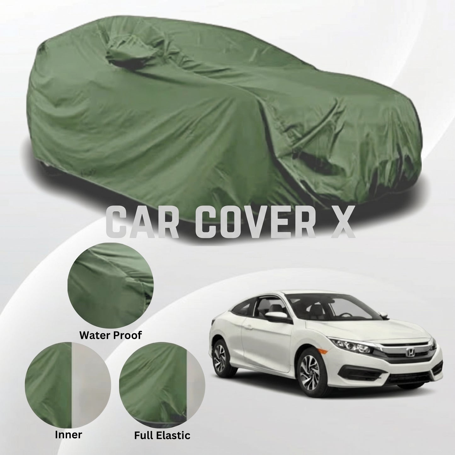 Honda Civic Anti Scratch Water Resistant Neoprene Top Cover | Model 2017 - 2021