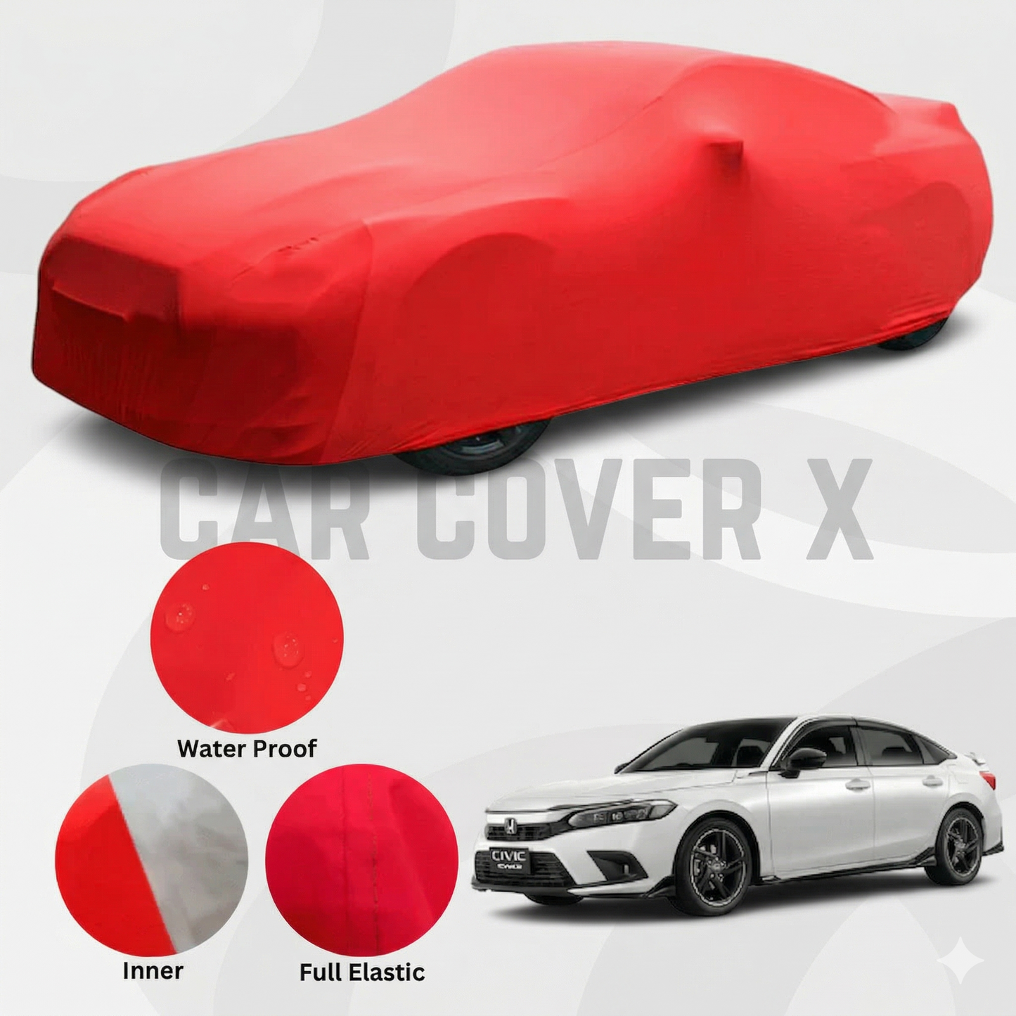 Honda Civic Anti Scratch Water Resistant Neoprene Top Cover | Model 2022 - 2023
