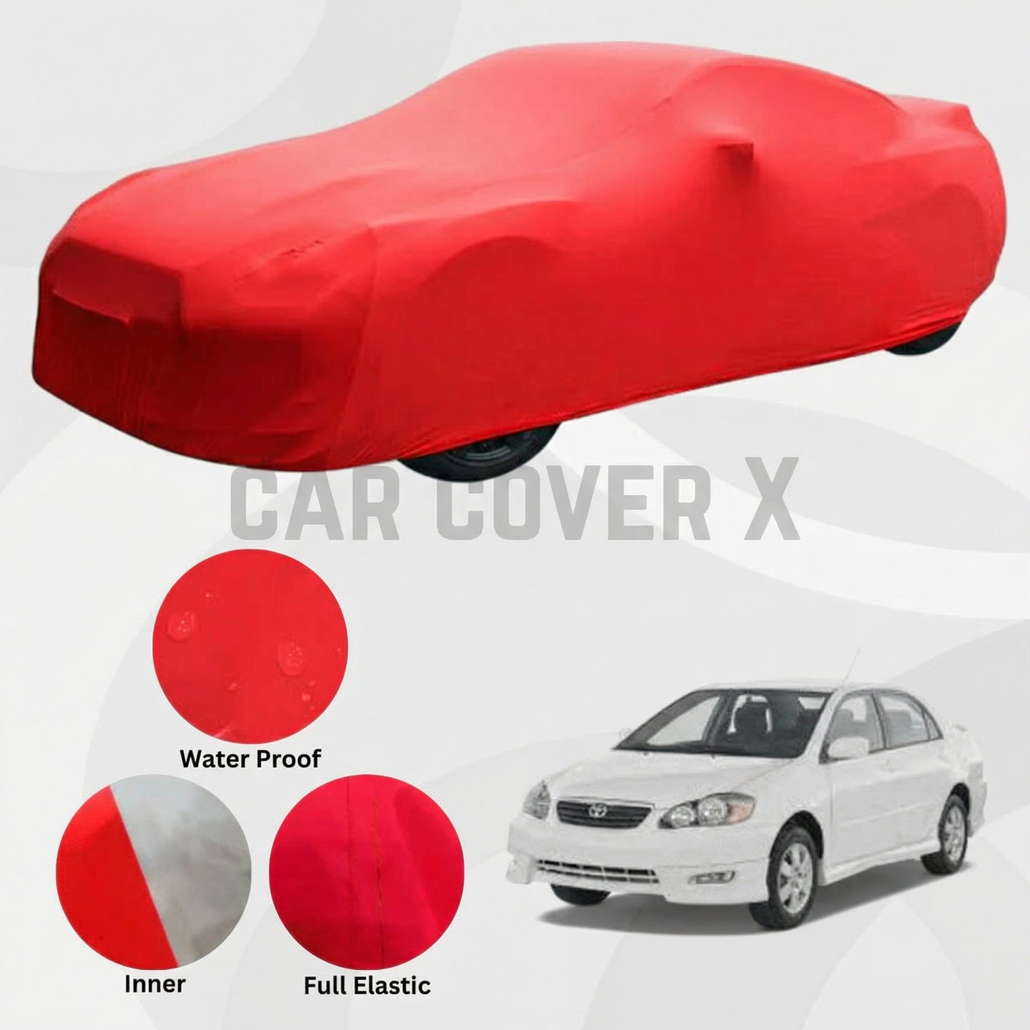 Toyota Corolla Anti Scratch Water Resistant Neoprene Top Cover | Model 2003 - 2008