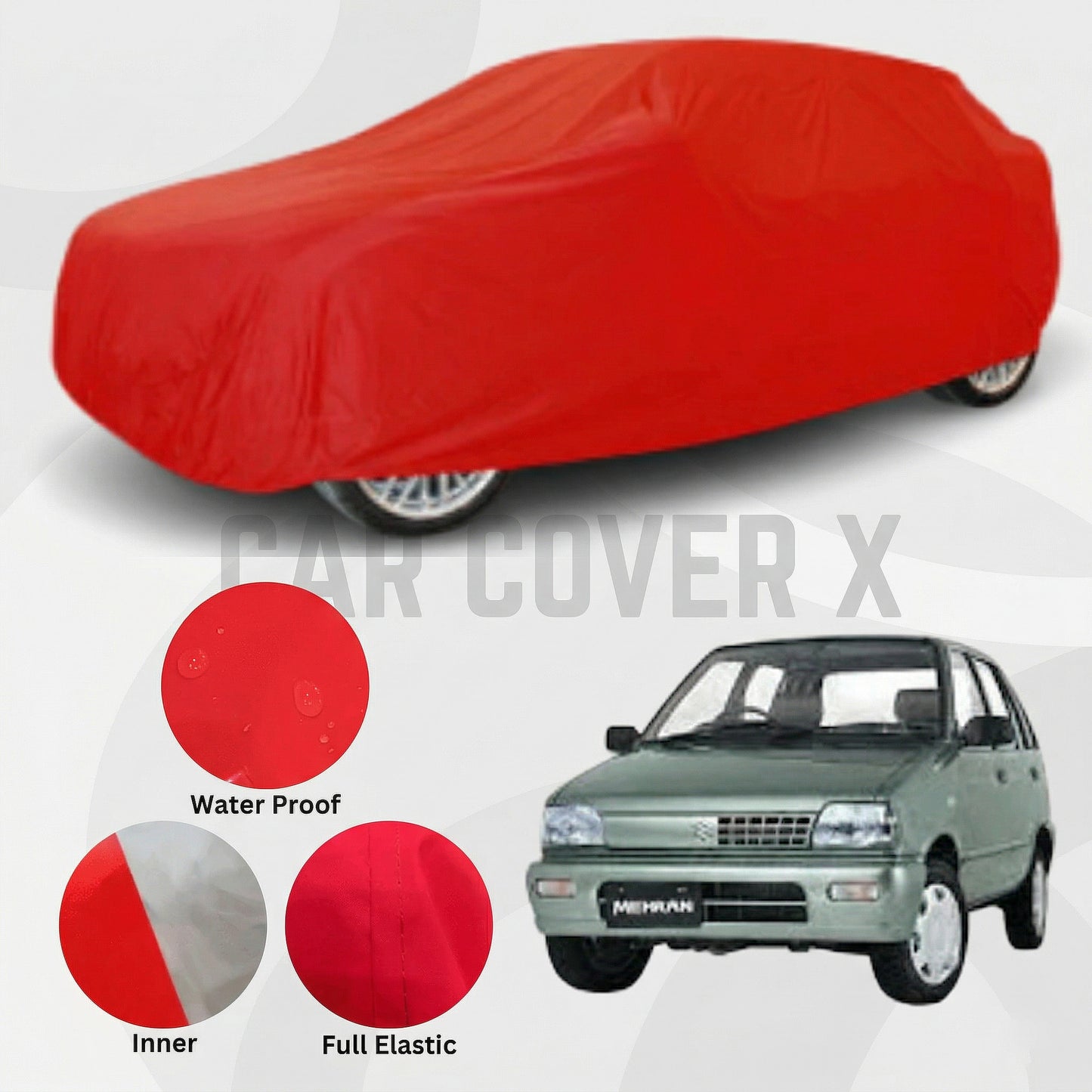 Suzuki Mehran Anti Scratch Water Resistant Neoprene Top Cover