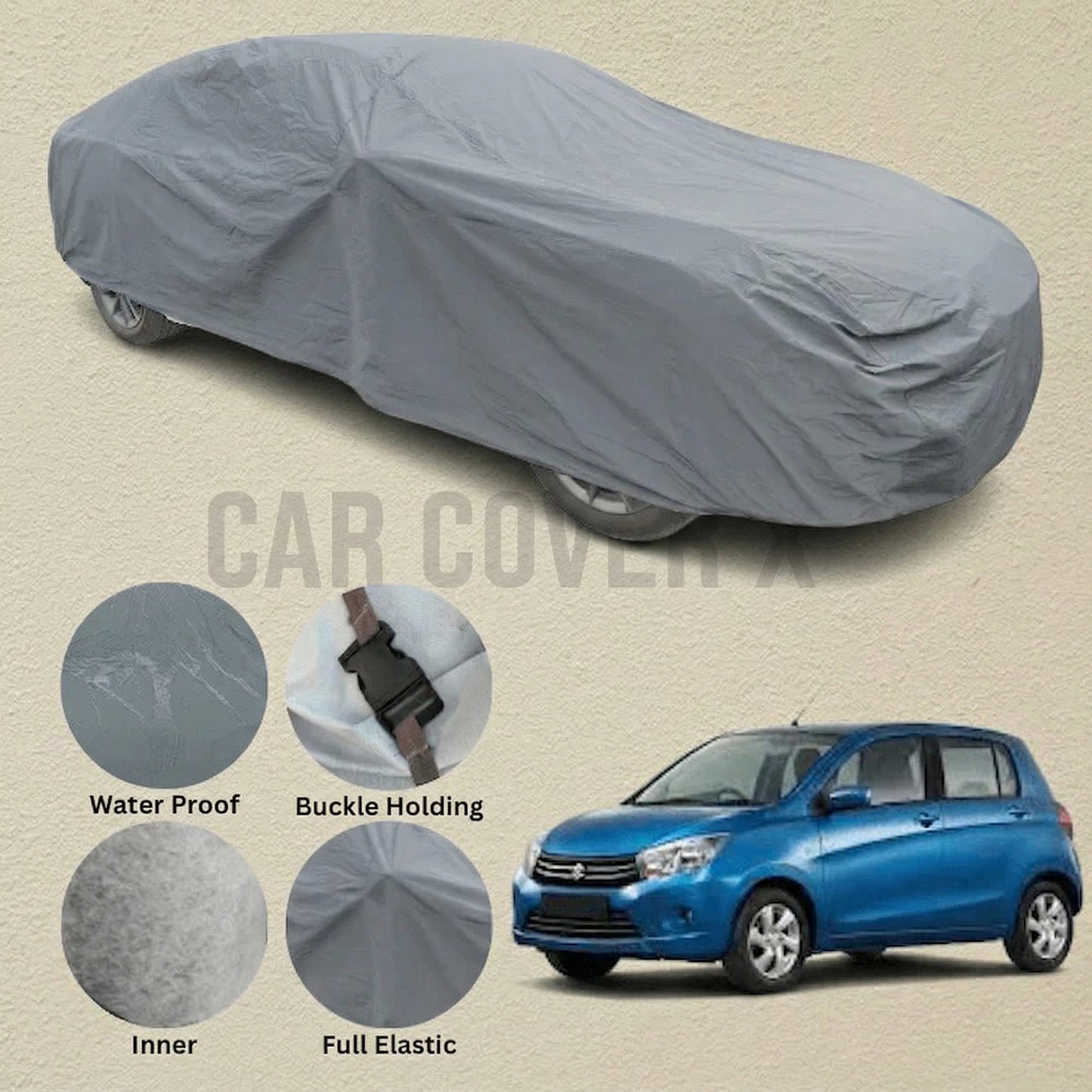 Suzuki New Cultus Anti Scratch Water Resistant PVC Cotton Top Cover