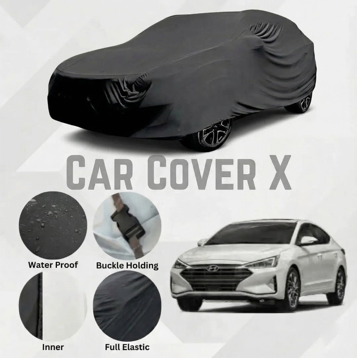 Hyundai Elantra Anti‑Scratch Water‑Resistant Neoprene Top Cover