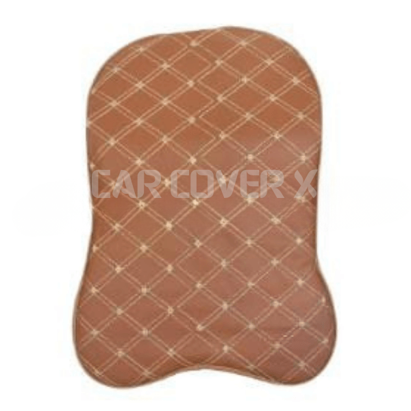 Universal Imported Leather Neck Rest Head Rest Cushion | Brown