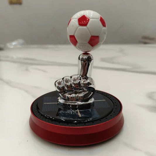 Car Dashboard Solar Air Freshener Football with Refill Perfume