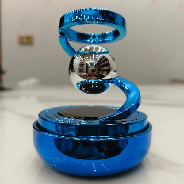 Car Dashboard Solar Air Freshener with Refill Perfume