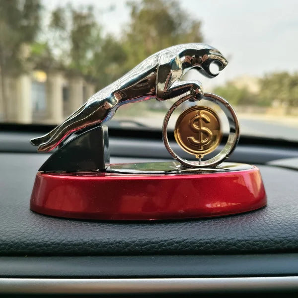 Car Dashboard Solar Air Freshener Lion with Refill Perfume